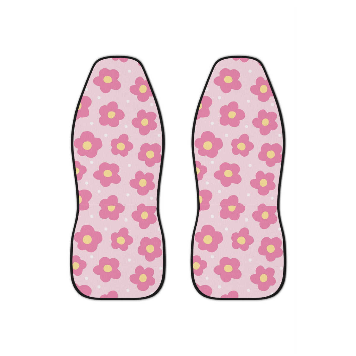 Pink boho Car Seat Covers Set,Aesthetic Flower Car Seat Covers,Cute Y2K Car Accessories,Girly Car accessories,cute interior car decor