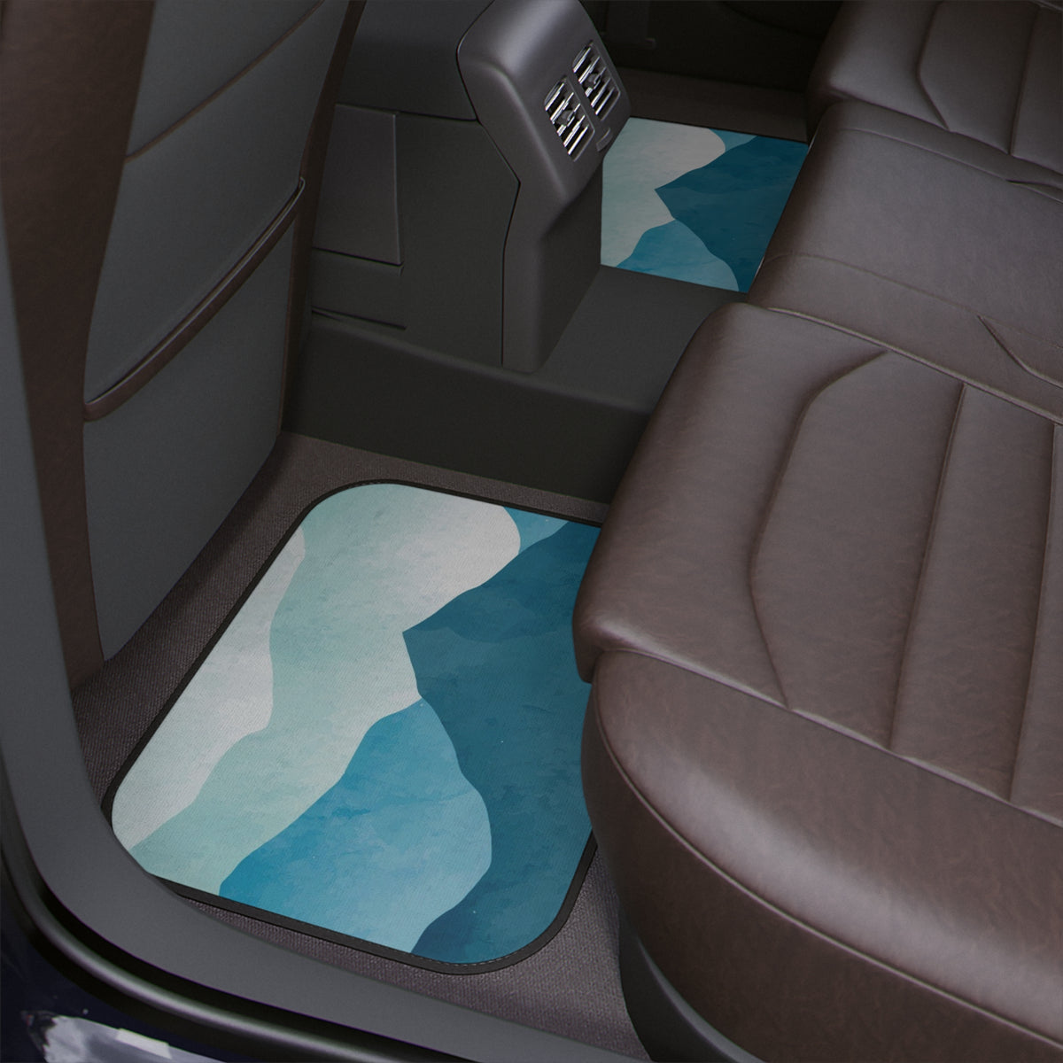 Boho sunrise Car Floor Mat,Aesthetic Mountain Landscape Car mats,Cute Girly Car Decor,Textured car seat cover,car accessories for women