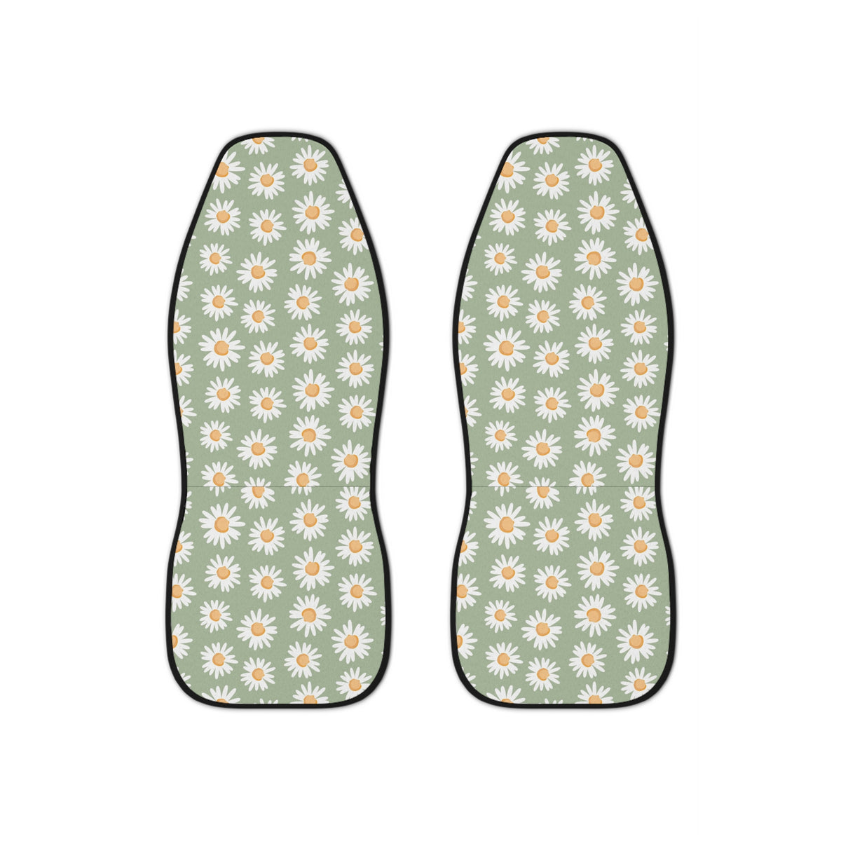 Cute Car Seat Covers Set, Aesthetic Daisy Car Seat Cover, Gift for new driver, Y2K Retro Vintage car accessories, Cottagecore Boho Car Decor