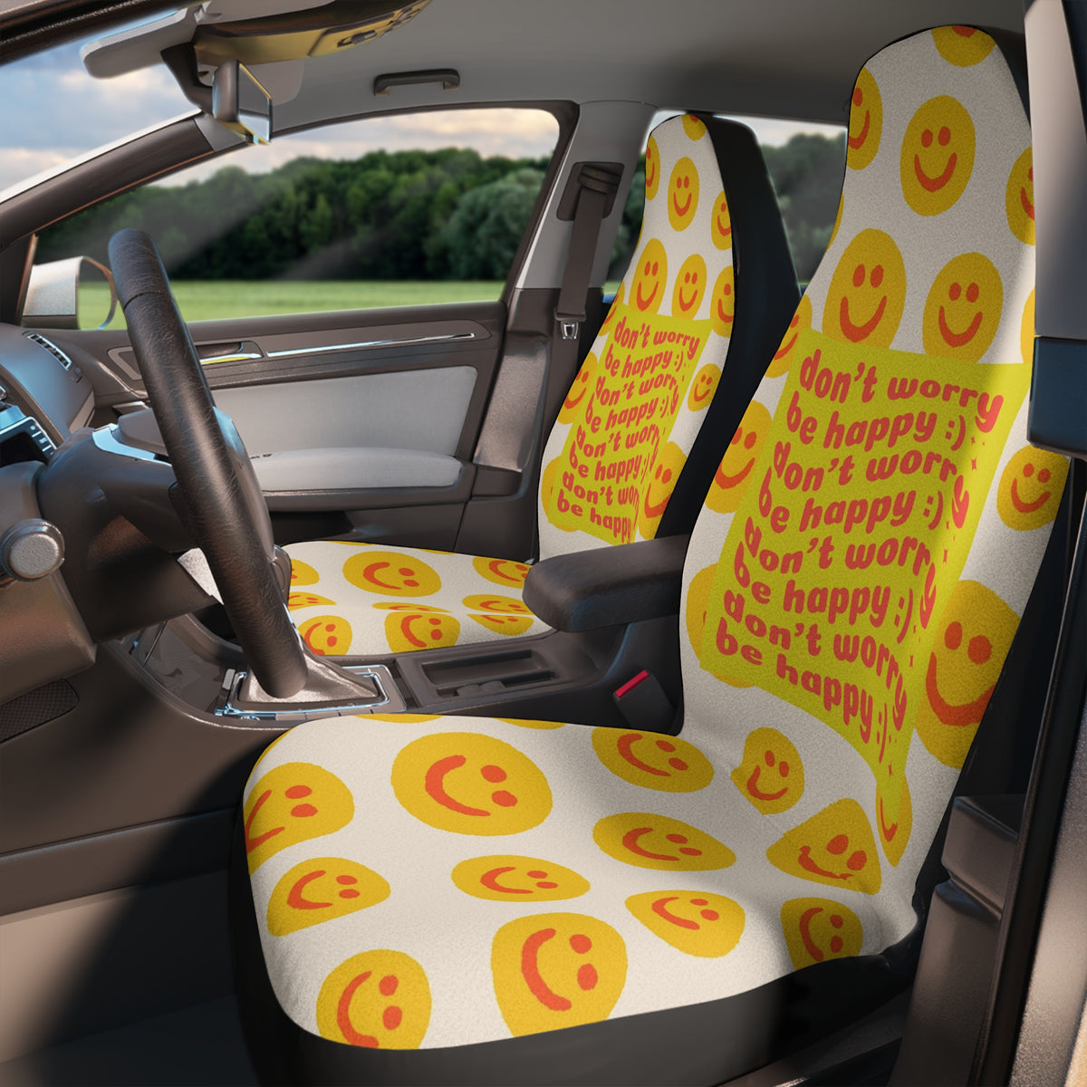 Y2k Car Seat Covers Set,Funky Car Seat Covers,y2k Car Decor,cute car seat cover,Cute car accessory,funny car seat covers