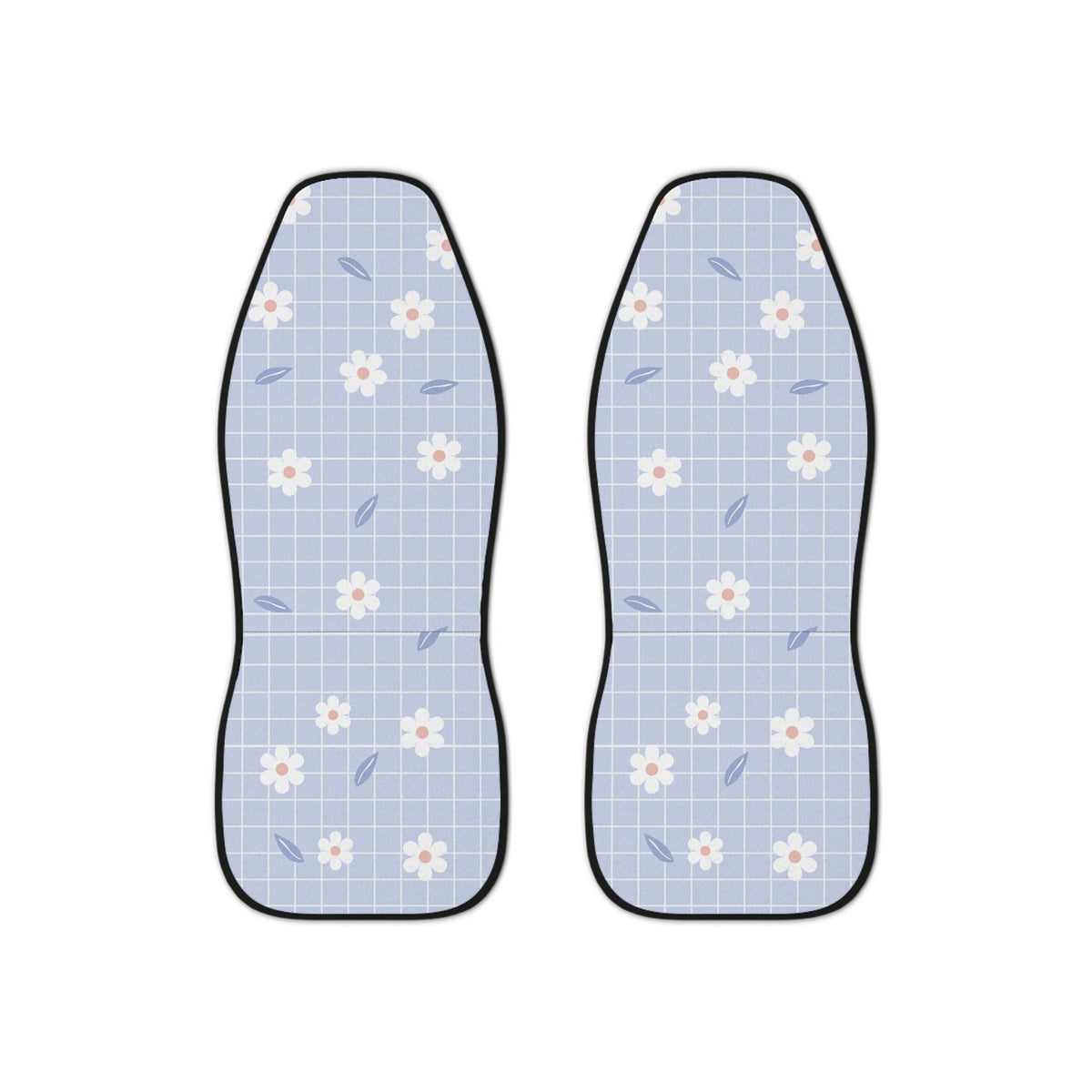 Good Vibes Boho Car Seat Covers Set of 2, Aesthetic Y2K Groovy Floral Car Seat,New Car Gift,Y2K Retro Vintage car accessory for women