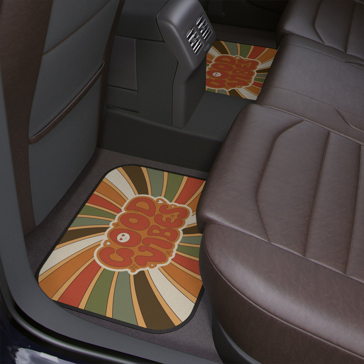 Boho Car Floor Mat,Aesthetic Retro Car Floor Mat,Cute Y2K Car Accessories,Girly Car accessories,cute interior car decor,funky hippie car mat