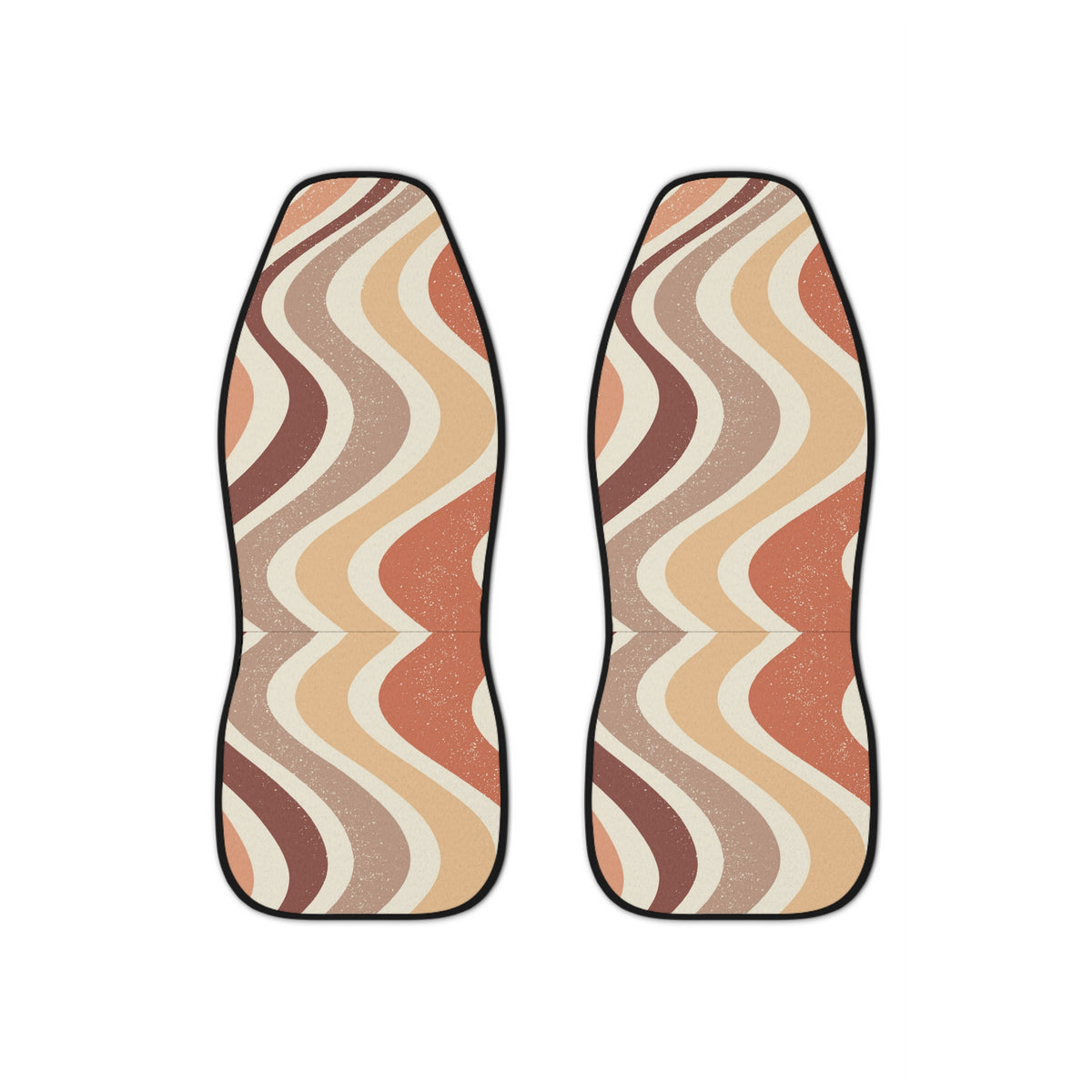 Abstract Groovy Car Seat Covers Set,Aesthetic Retro Wavy Car Seat Covers,Boho Car Decor,Minimalist car seat cover,Cute car accessory Woman