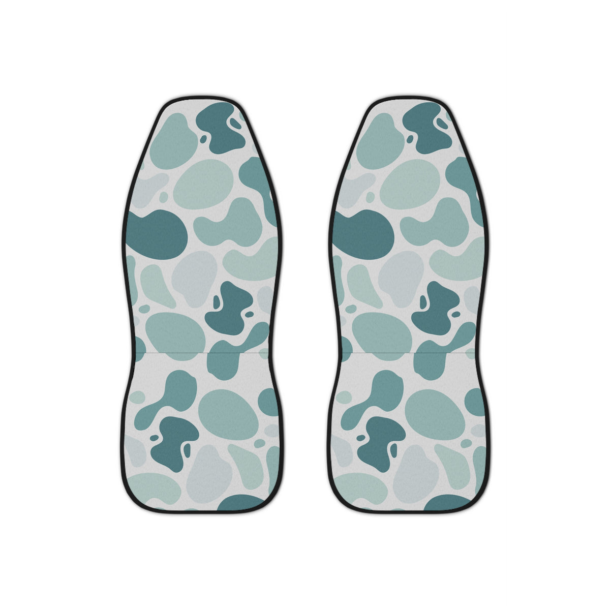 Blue Pastel Car Seat Covers Set,Aesthetic Y2K Abstract Pattern Car Driver Seat Cover,Cute Girly Car Interior Decor,Simple Blue Car Accessory