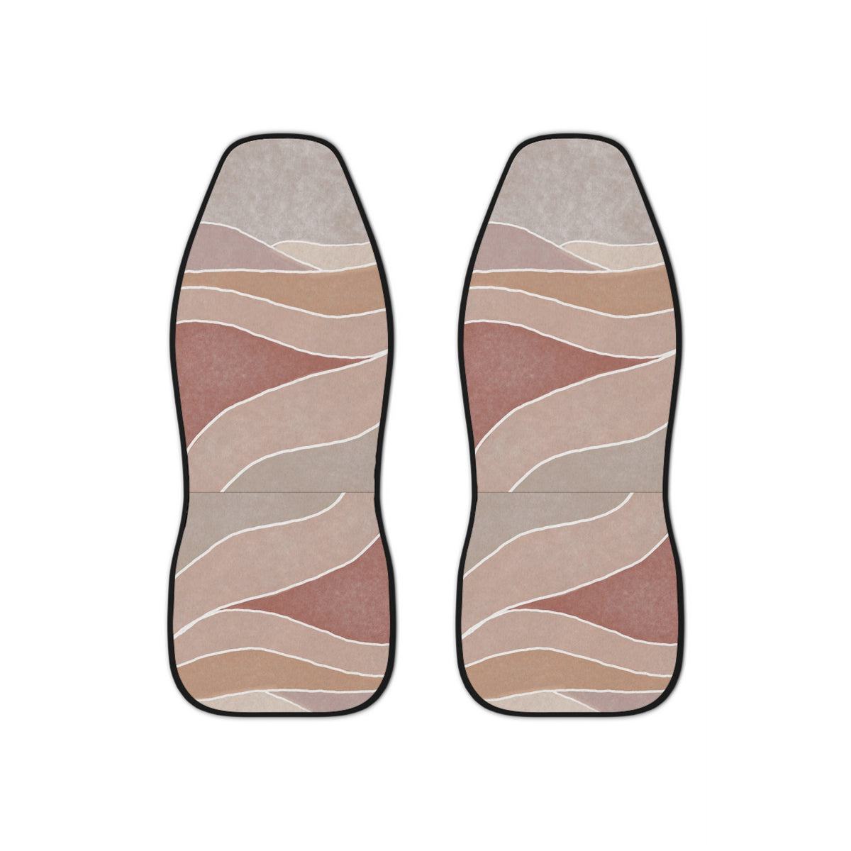 Modern Abstract Art Car Seat Covers Set of 2, Aesthetic Car Seat Cover,Boho Car Decor,Gift for new driver, Retro Vintage Pattern car seat