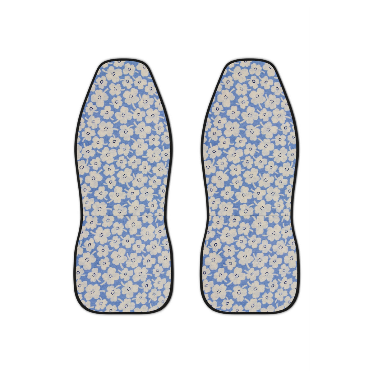 Cottagecore flower pattern Car Seat Covers Set, Aesthetic blue Car Seat Cover, Gift for new driver,Good vibes boho cute car Accessories