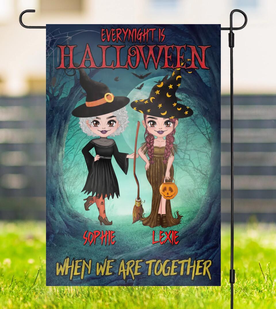 Halloween Besties - Garden Flag