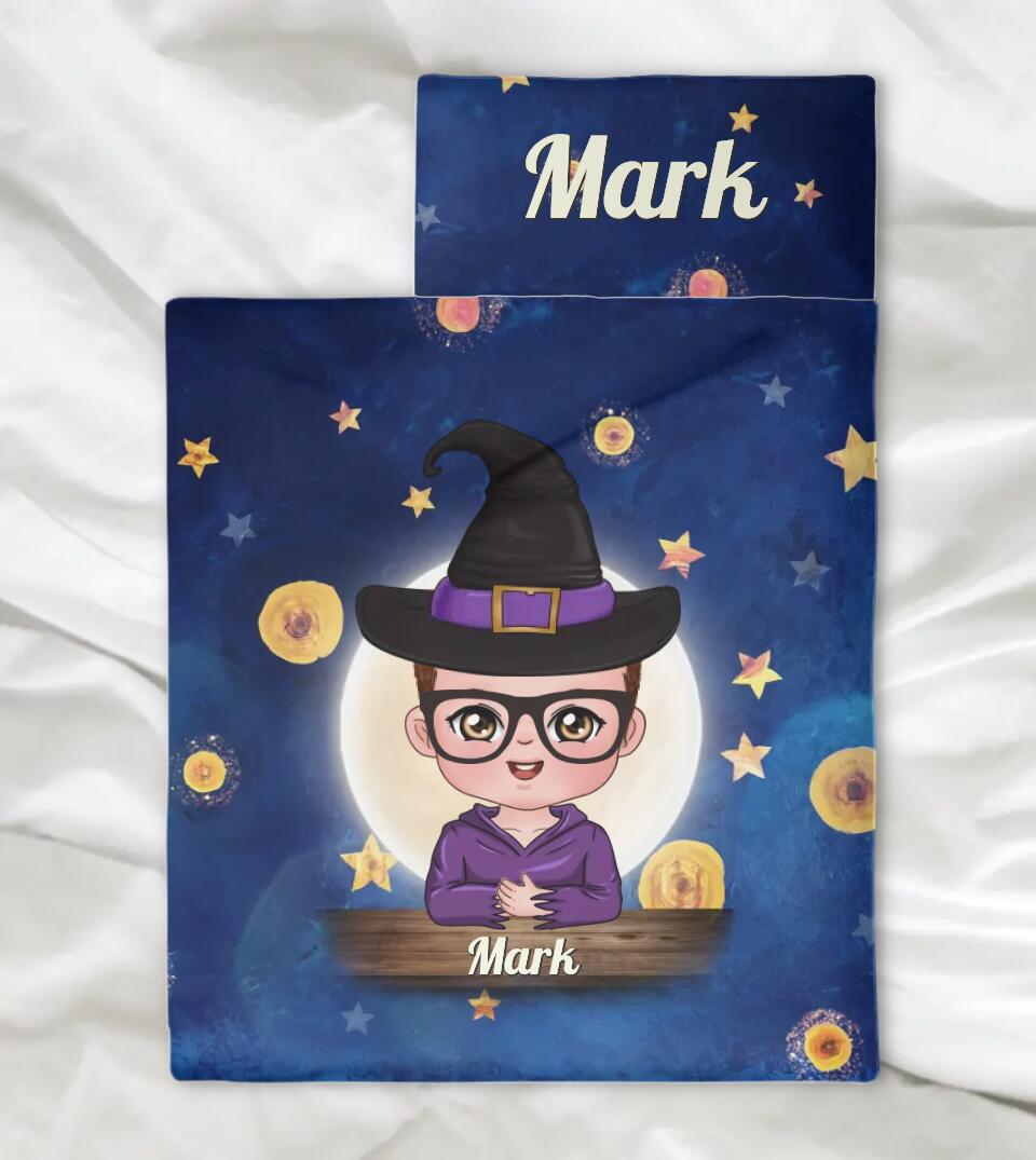 Personalized Custom Kid's Sleeping Bag - Halloween Theme