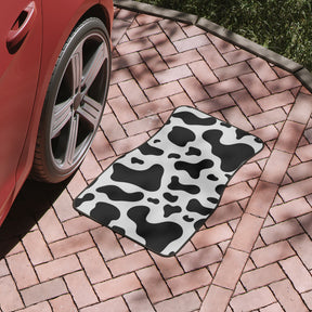 Animal Print Car Floor Mat,Cow skin pattern Car Floor Mat,Cute Car Accessories for women,boho car mats,boho interior car decor