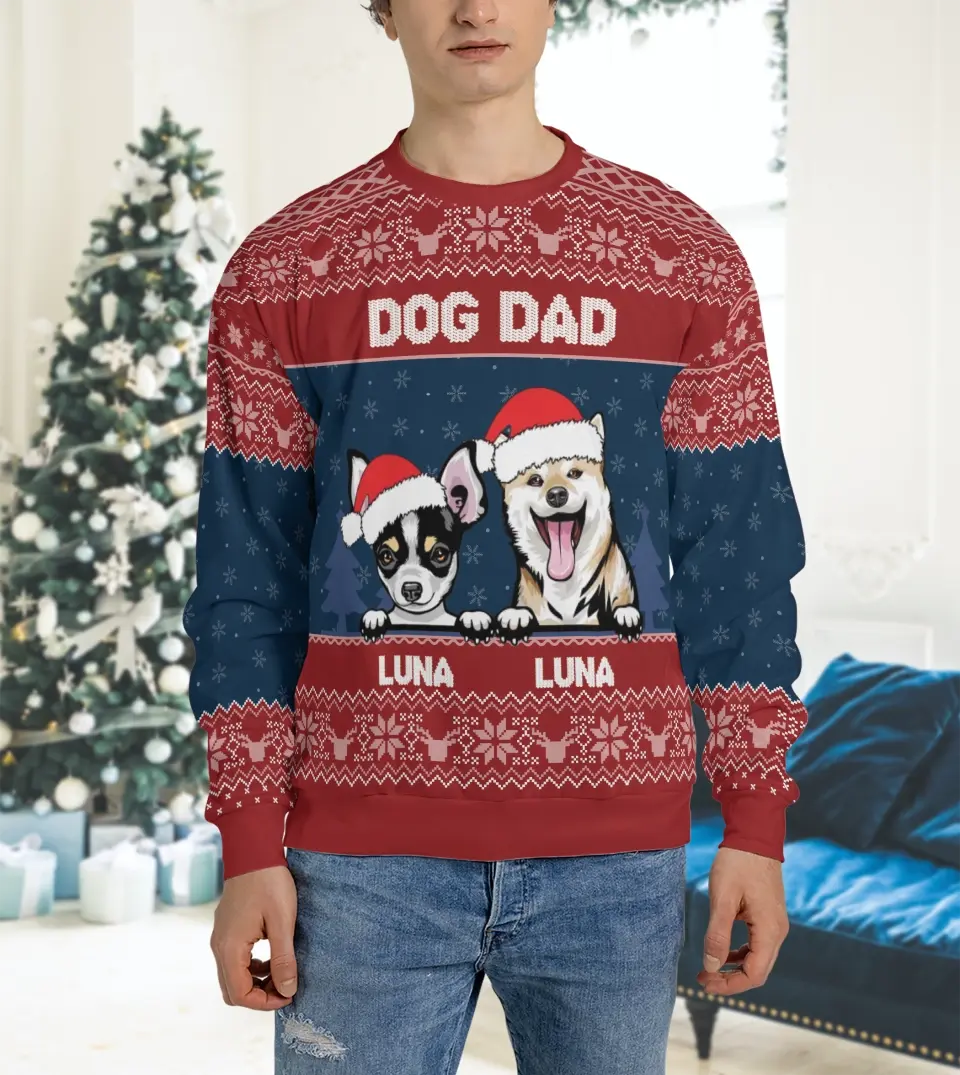 Dog dad shop sweater