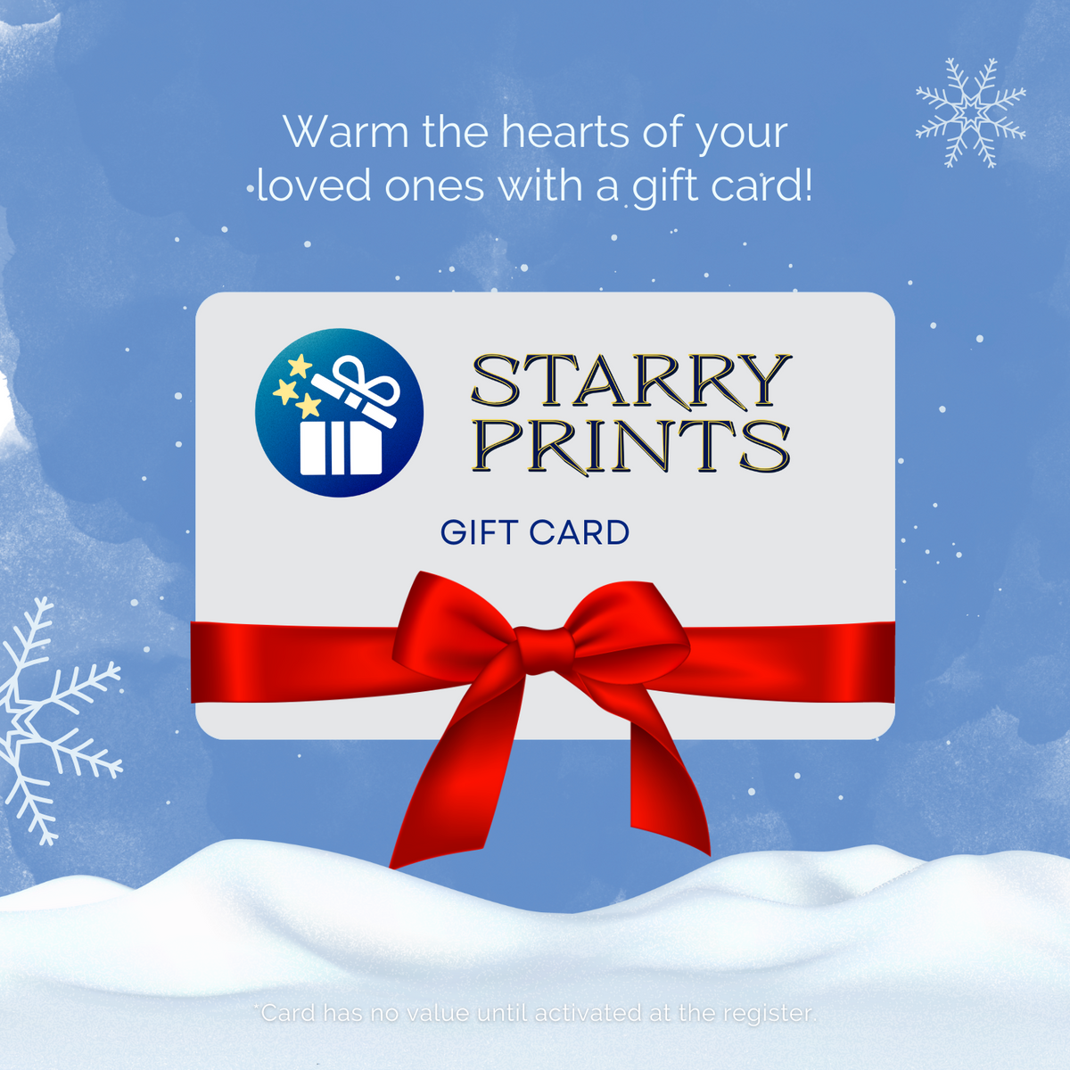 Starry Prints Gift Cards